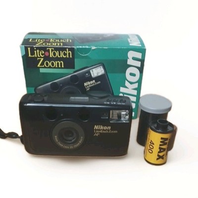 Nikon Lite Touch Zoom AF 35mm Point & Shoot Film Camera + Kodak Film Roll Tested
