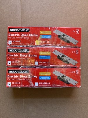 Lot of 3 Seco-Larm Electric Door Strike SD-994C