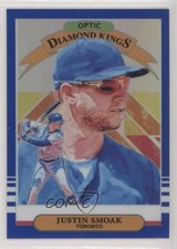 2019 Panini Donruss Optic Diamond Kings Blue Prizm 28/75 Justin Smoak #4 nz3