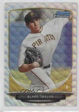 2013 Bowman Draft Picks Chrome Silver Wave Refractor 14/25 Blake Taylor 0o9