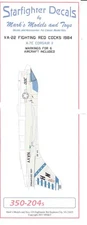 Starfighter Decals 350204 1/350 A-7E Corsair II VA-22 Fighting Red Cocks 1984