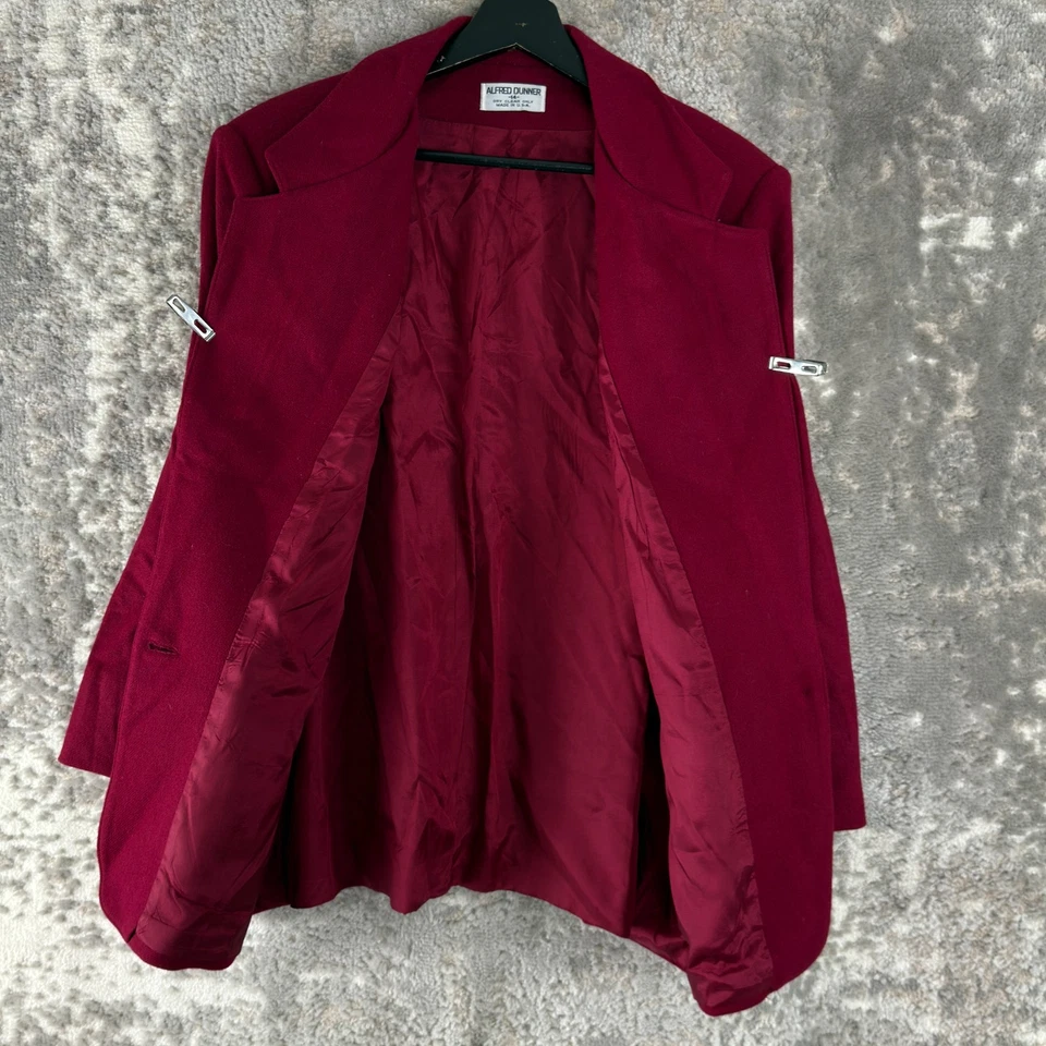 Jaqueta Blazer Alfred Dunner Tamanho 14 Carreira Entalhada Botão Único Marrom - Imagem 2 de 4