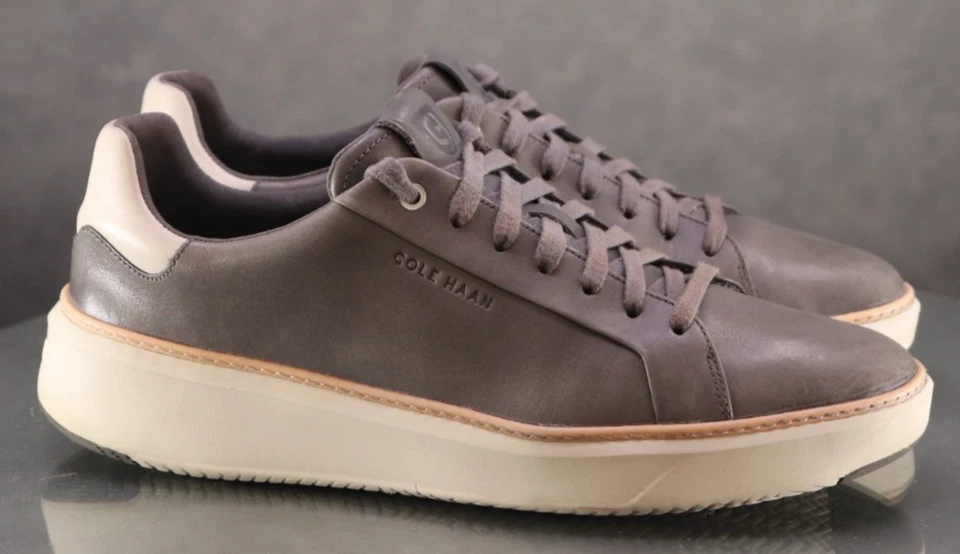 Zapatos Deportivos Cole Haan Grand 360 Para Hombre Talla 10.5 M Cuero Gris C37229 Foto 4 de 4