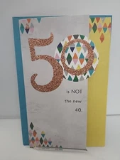 50th American Greetings Birthday Greeting Card 