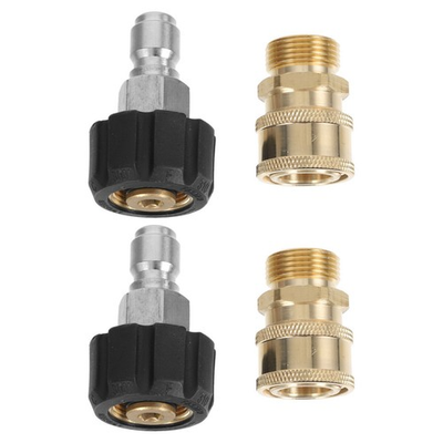 #ad 2 Sets Sturdy Pressure Washer Connect Fitting High Hose Fittings Parts $37.53