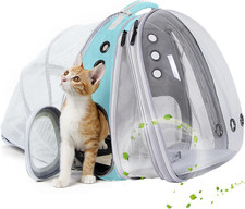 Dual Expandable Cat Backpack Carrier, Fit up to 20 Lbs, Expandable Pet Carrier B