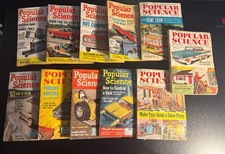 Vintage Popular Science Magazine Lot of 11 60s