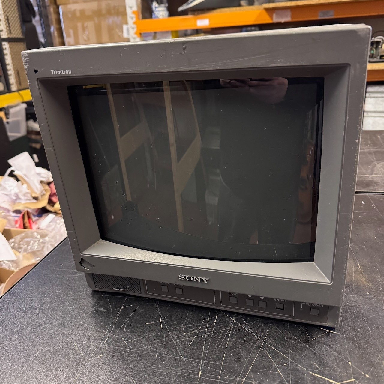 Vintage Sony Trinitron PVM-14N5E Colour CRT Video Gaming Monitor Retro Original