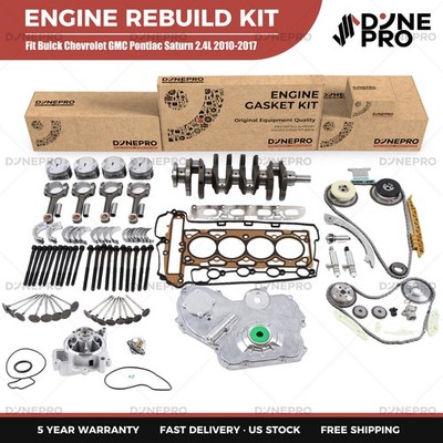 LE5 Complete Engine Rebuild Kit Oil/Water Pump For Chevrolet Cobalt HHR 2.4L