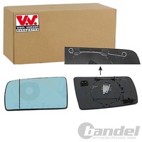 Van Wezel Spiegelglas AsphÄRisch Beheizbar Blau GetÖNt Links FüR MERCEDES-BENZ