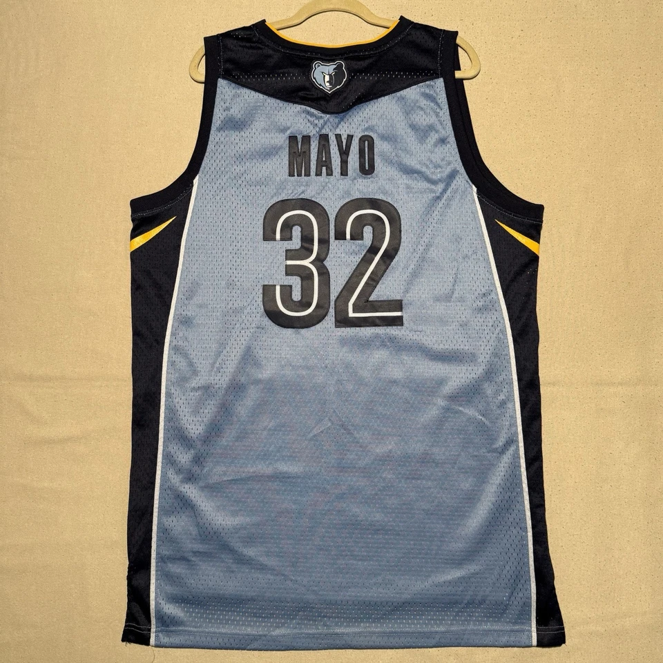 Adidas NBA Memphis Grizzlies #32 OJ Mayo Basketball Jersey Mens Sz L +2 Swingman - Image 3 of 4