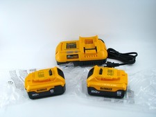 2 NEW 2025 GENUINE Dewalt 20v 5ah DCB205 20 volt dcb118 fast battery charger 5.0