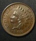 Choice Uncirculated 1895 Indian Head Cent  superb strike