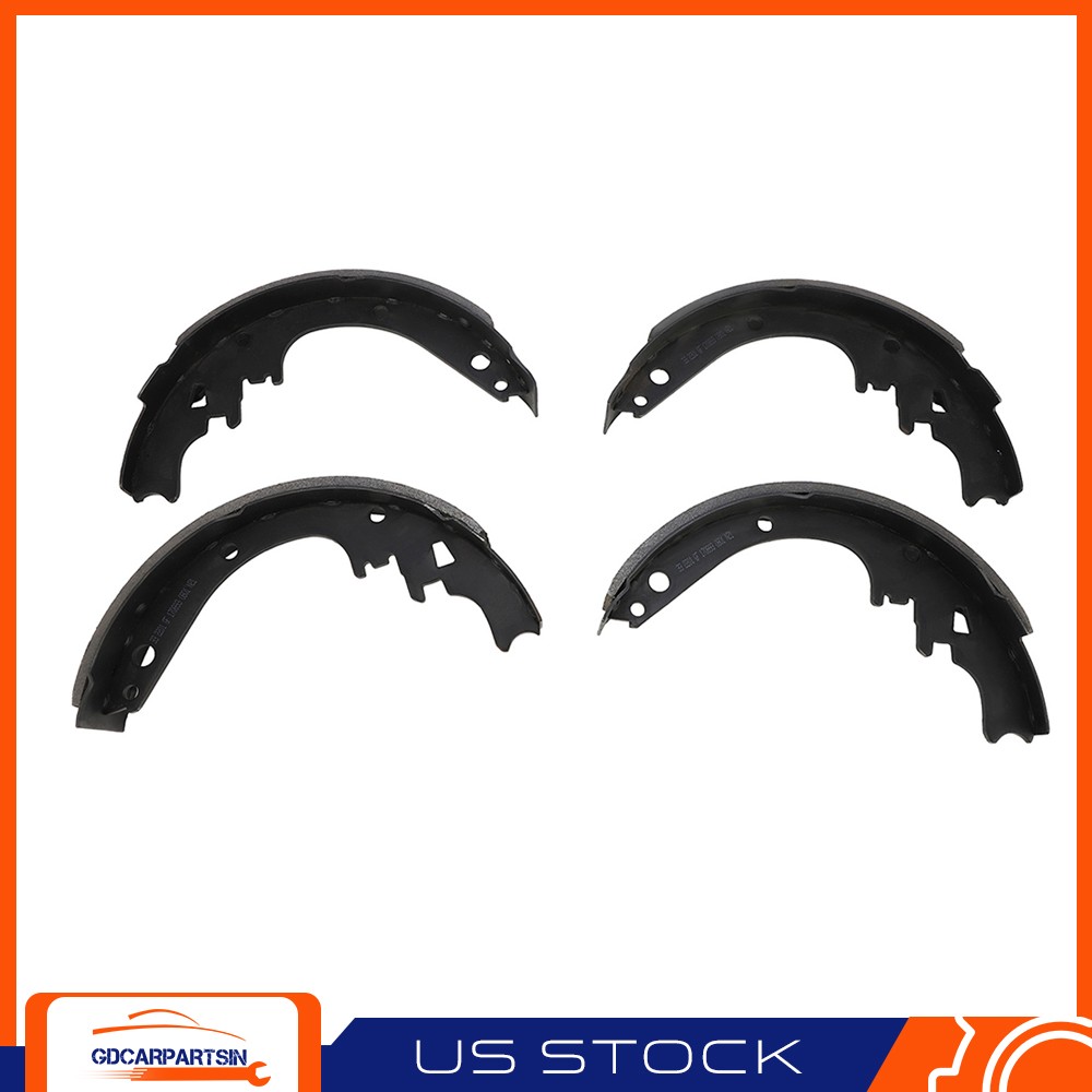 Rear 4x Brake Shoes For Buick Cadillac Chevrolet Oldsmobile Pontiac Bonneville