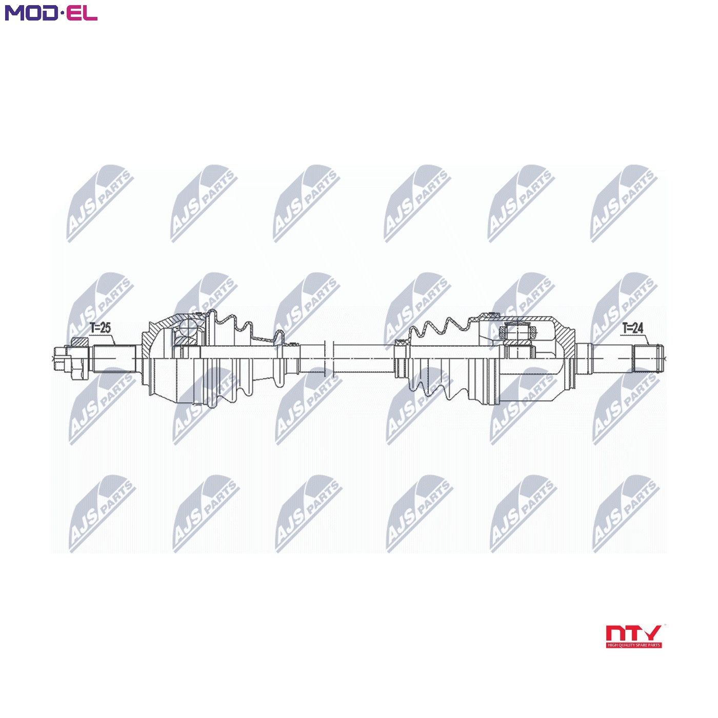 NPW-FT-047 NTY Drive Shaft for FIAT - Image 8