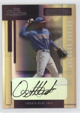2004 Playoff Prestige Xtra Bases Purple 88/100 Orlando Hudson #198 Auto 0q3