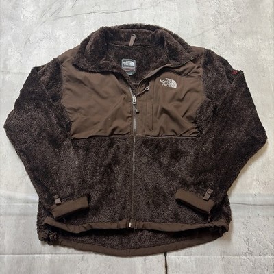 The North Face Womens L Brown Full Zip Summit Series Fleece Jacket Comfy