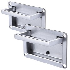 2 pcs 4.3 inch Black recessed Door Pull Handle, Pocket Door Handles,recessed ...