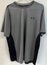 Under Armour HeatGear Compression Tee Shirt Lot of 2 Men's XL Black Short Sleeve
