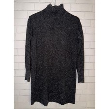 Everlane Heathered Gray Cashmere Women's Turtleneck Sweater Dress XS EUC