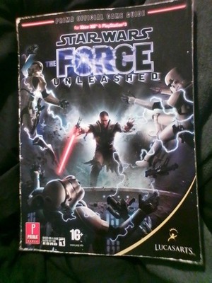 Star Wars: The Force Unleashed Prima Official Strategy Guide PS3 Xbox 360 Wii