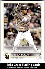 2022 Topps Update Jose Azocar #US280 San Diego Padres Rookie MLB Baseball