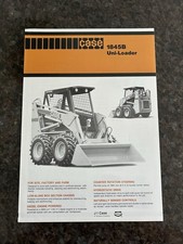 Case 1845B Skidsteer Loader Leaflet… 1980’s  Bobcat JCB Tractor Digger Retro
