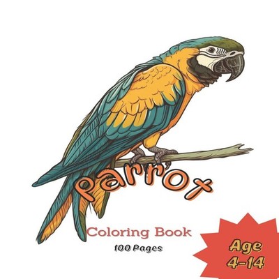 Parrot Coloring Book Zainik Listiyani Paperback Amazon Digital Se