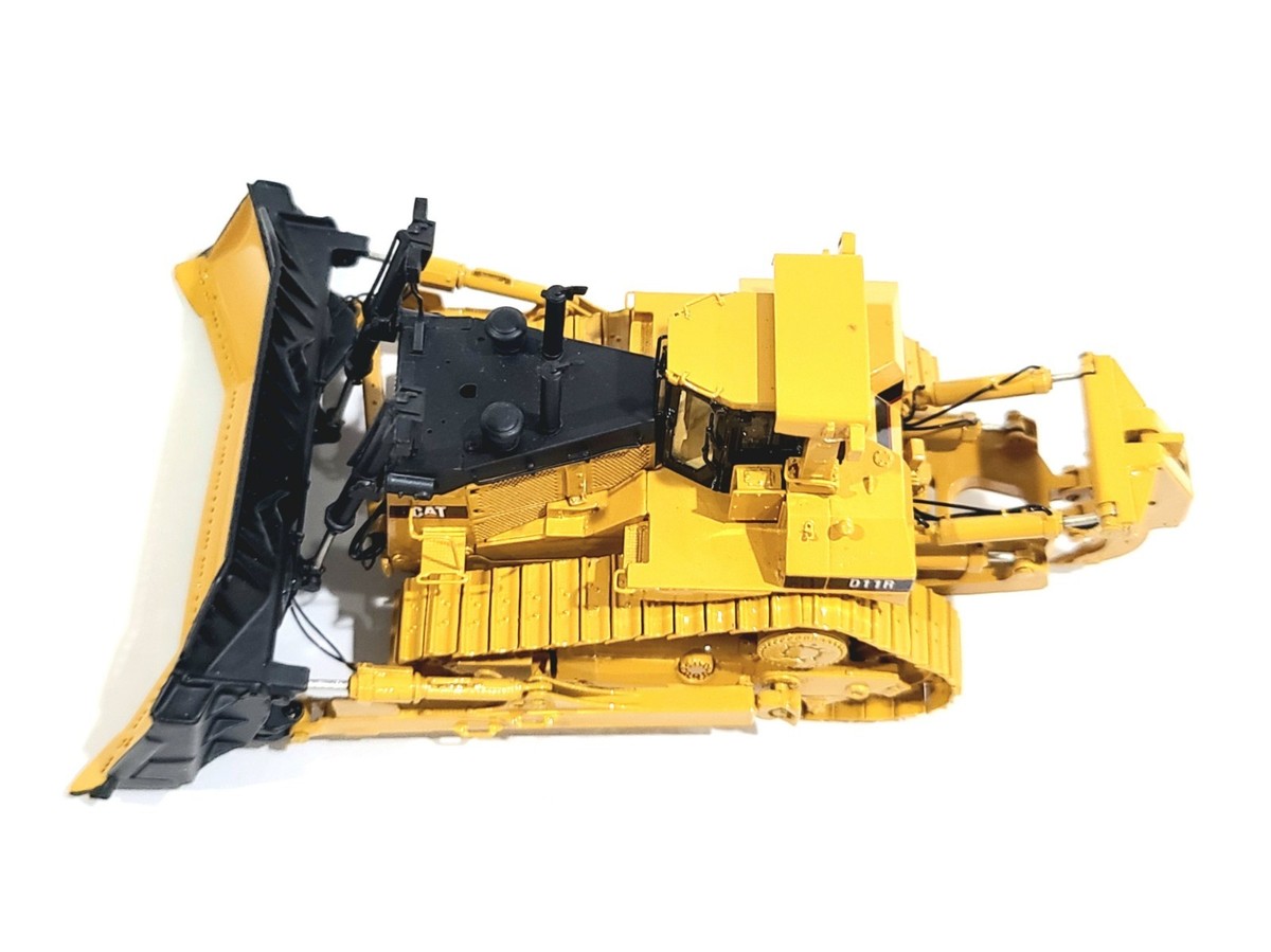 Caterpillar Cat D11R Dozer with Ripper Anti-Glare CCM Brass HO 1