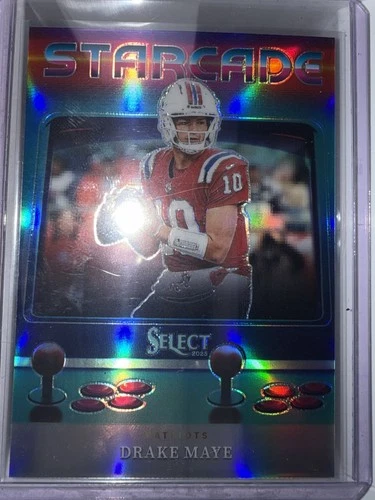 2025 Panini Select Football-Drake Maye #8 Starcade Case Hit
