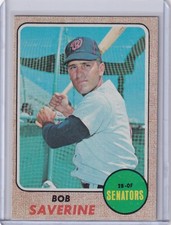 1968 Topps Baseball #149 Bob Saverine - Washington Senators