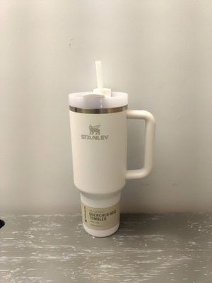 #ad #ad Stanley Water Bottle Quencher H2.0 Tumbler 40 oz White Brand New Fast Shipping $18.99