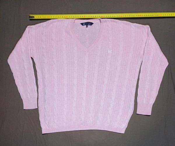 Women Crew Clothing Sweater Pink Acrylic 44 / XXL