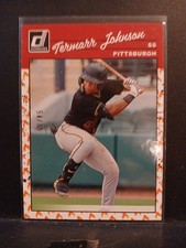 2023 Panini Donruss Baseball #247 Termarr Johnson Retro 1990 On Fire #'d /75