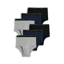 Jockey Men's 100 Cotton Classic Full Rise Brief - 6 Pack