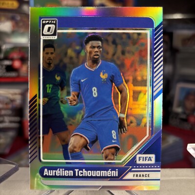 2024-25 Panini Donruss Optic FIFA Aurelien Tchouameni Silver Holo Prizm   MINT