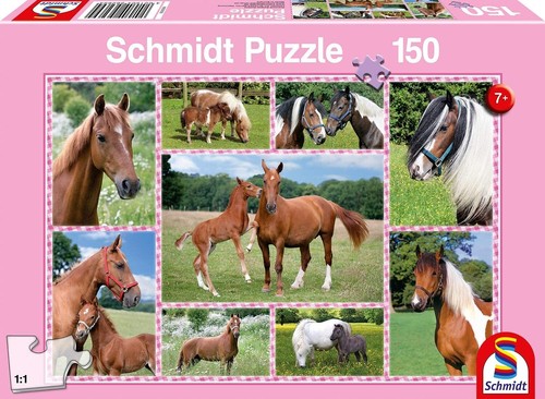 SCHMIDT,Puzzle 150 Pièces rêves de chevaux, , SCM56269