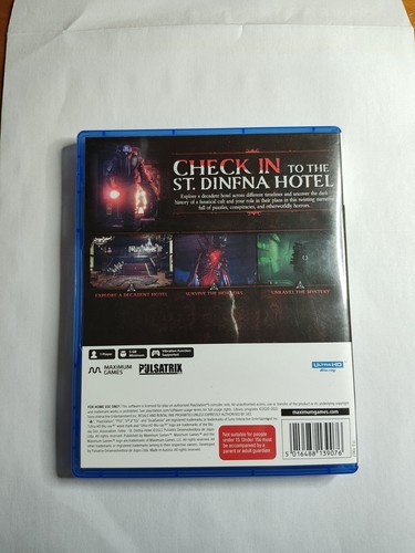 Fobia St. Dinfna Hotel 🕹️ PS5 - BRAND NEW (Not Sealed) 🕹️ FREE POST - Picture 2 of 2