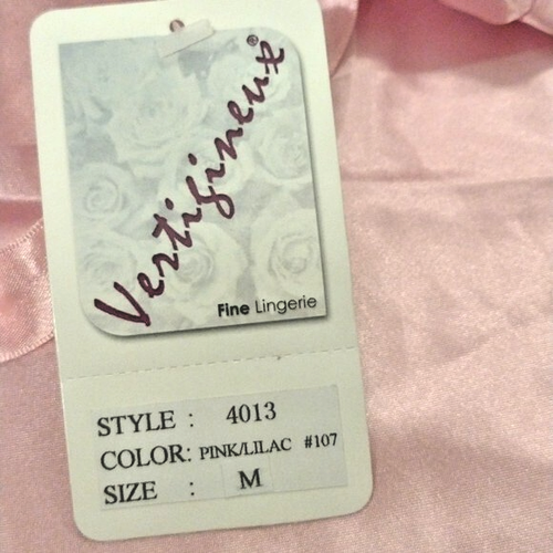 Women's Pink/Lilac Vertigineux Fine Lingerie size M. - Picture 5 of 7