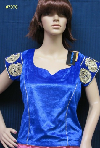 Choli 544 70 Large Size 41"- 45" Assorted Designer Choli Saree Blouse - Picture 11 of 45