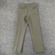 Vintage Levi's Pants Men 30x30 Greenish Gray Rock a Billy Straight USA Altered 