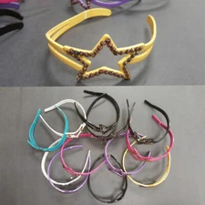 6 pieces Women's Girl Rhinestone Star Headband Hair Band Wrap Hoop Hairpin Lot