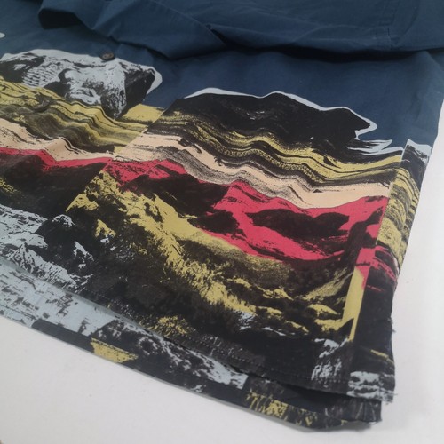 Paul Smith Mens Shirt Blue Large Casual Fit Landscape Graphic Print PS - Picture 16 of 18