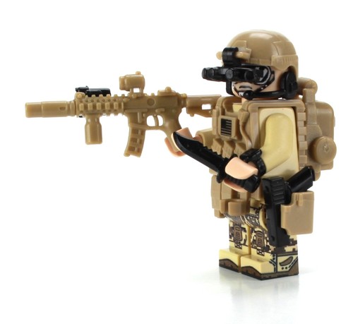 Battle Brick Seal Team 6 Special Forces Commando made with real LEGO® minifig - Picture 5 of 7