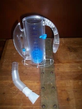 AirLife Volumetric Incentive Spirometer w/One-Way Valve 2500 mL, used?