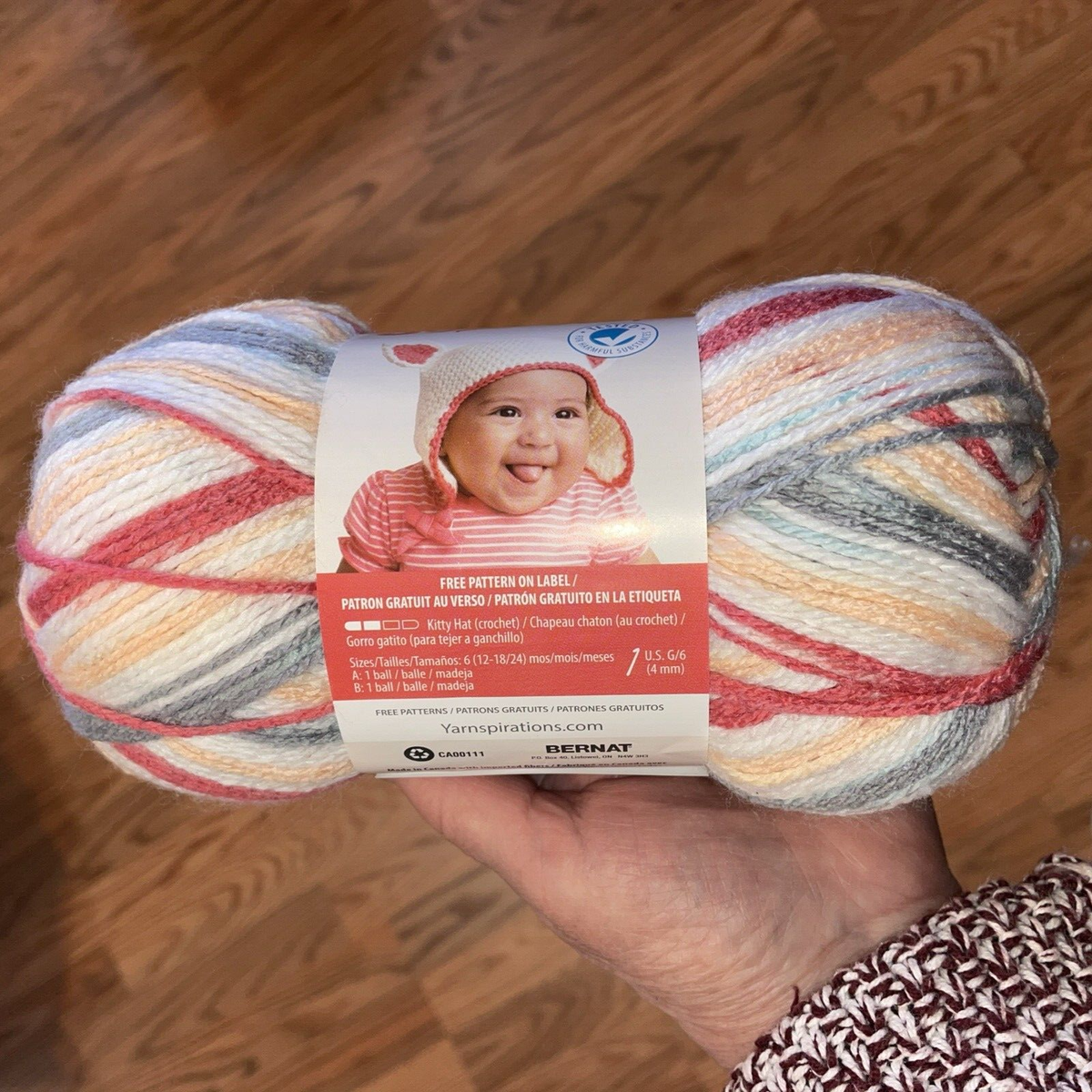 Bernat Softee Baby Ombre Yarn-Princess Pebbles Acrylic oz 310