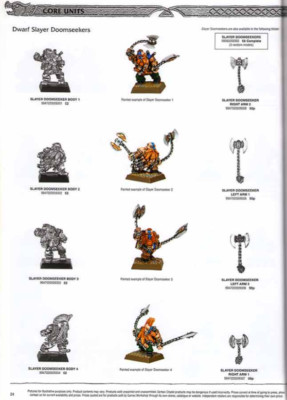 Warhammer TOW Dwarfen Mountain Holds Doomseekers (4) NEW in BOX