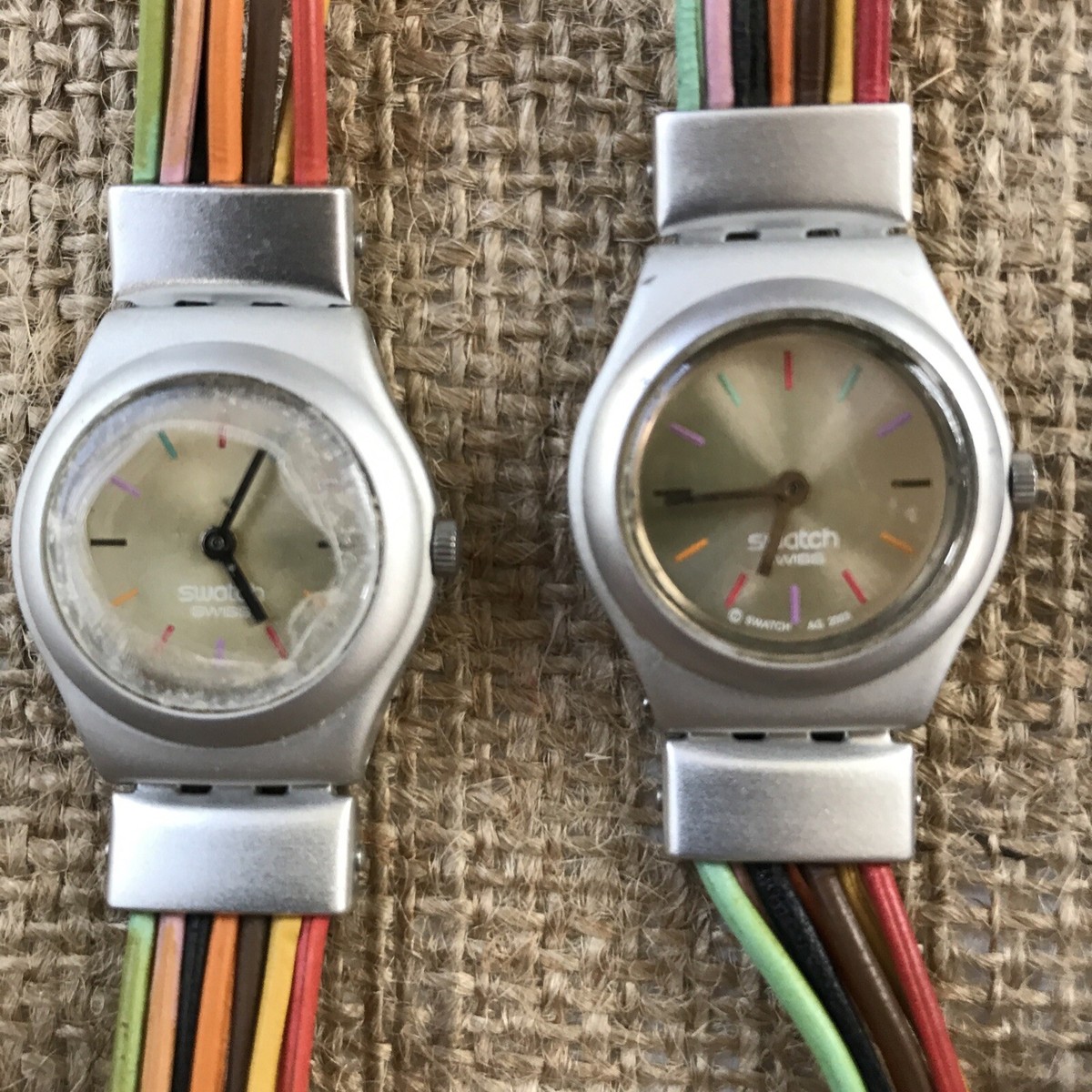 Lot of 2 Swatch Irony YSS1006 2004 Ladies Watch Filamento  display picture 2