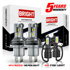 For Mitsubishi Eclipse 2000-2002 Led Headlight Hilo 9003h3 Fog Light Bulbs