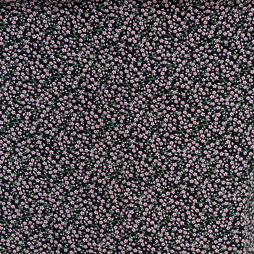 Nyra Ditsy Floral Viscose Challis Digital Printed Dress Fabric Draping Curtain - Picture 2 of 21